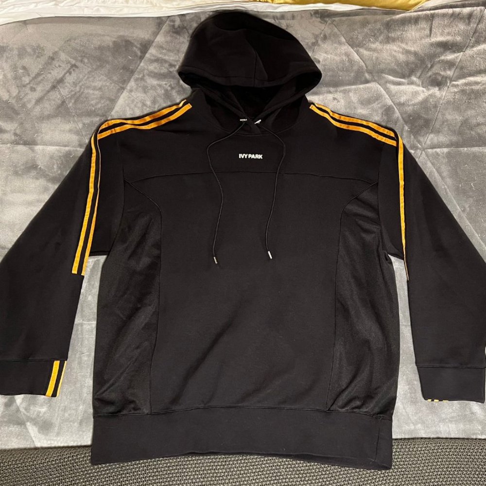 COPY - Ivy Park x Adidas Black/Gold drip Hoodie